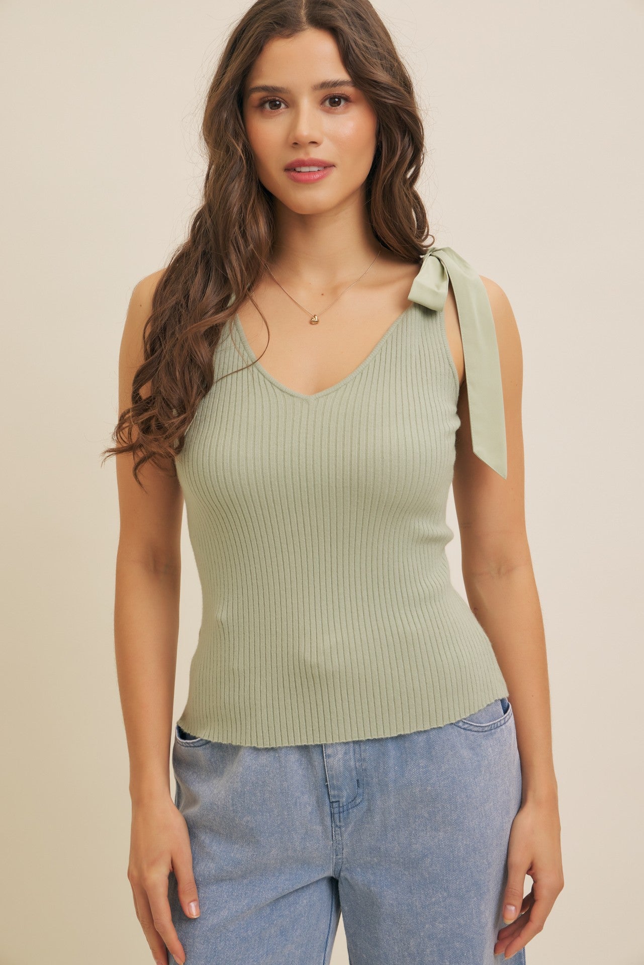 April Bow Tie Tank