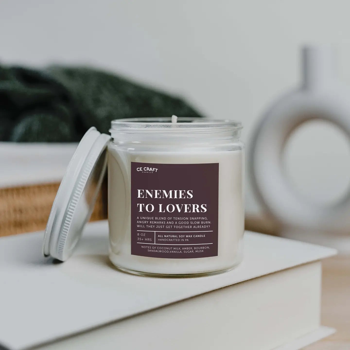 Book Themed Candles