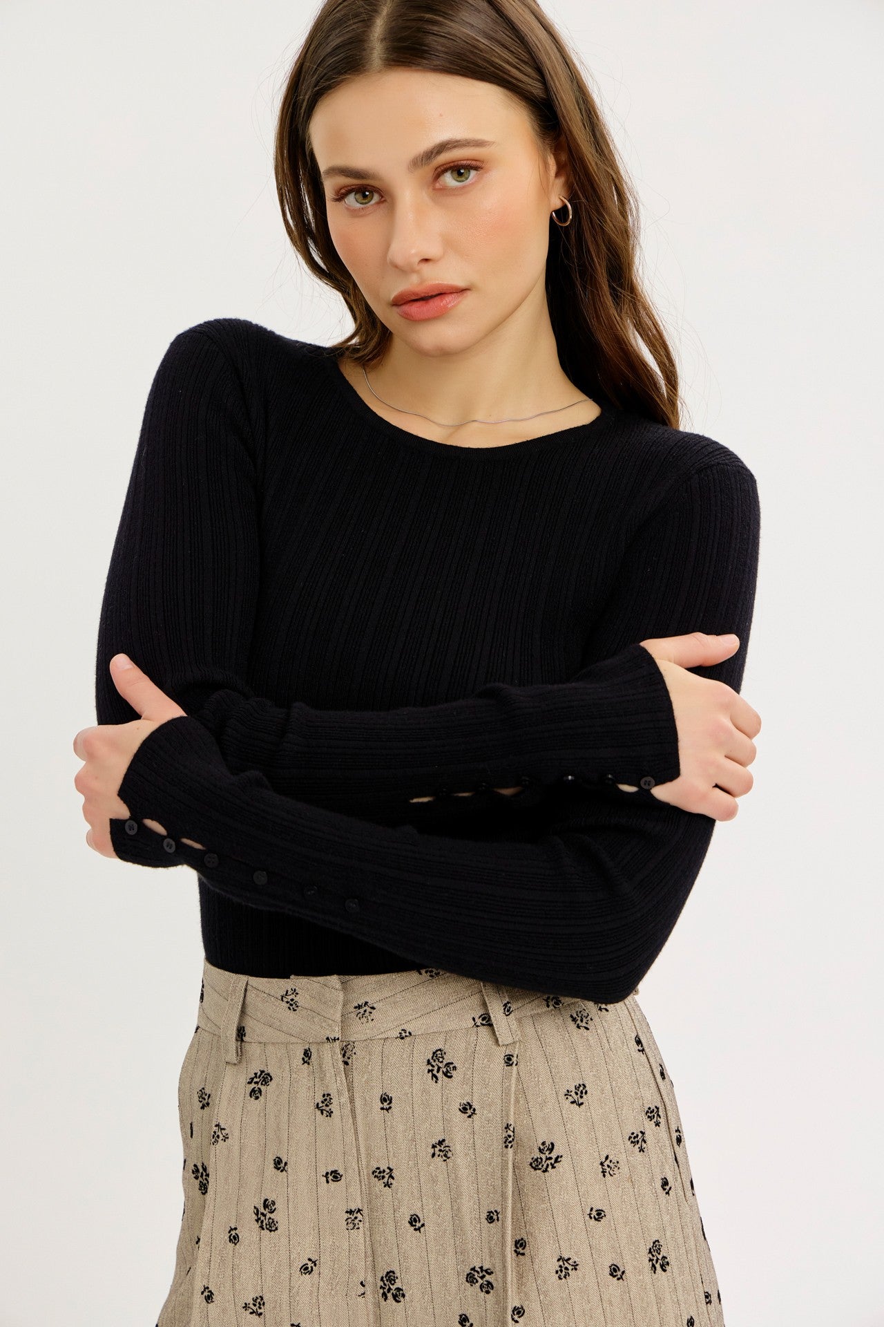 Rachel Ribbed Top