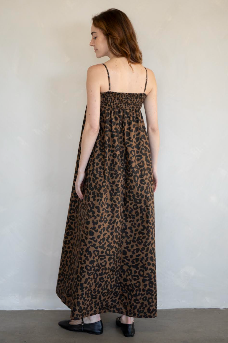 Leah Leopard Maxi Dress