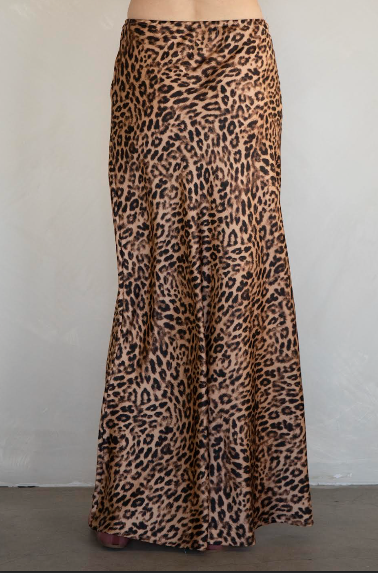 Lydia Leopard Skirt
