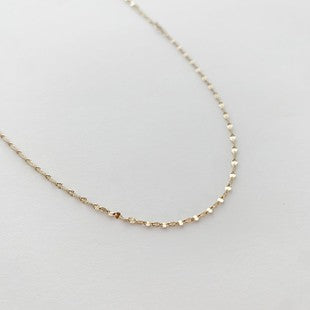 Esme Gold Twisted Dainty Chain Necklace