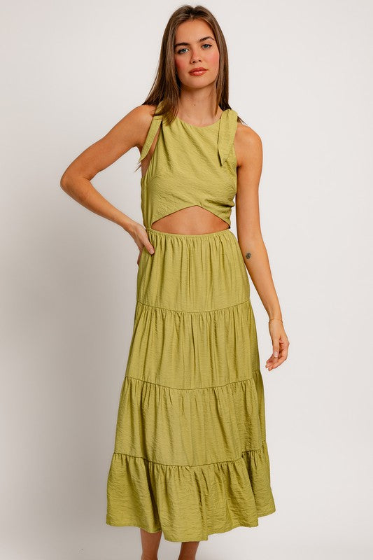 Kiwi Kiss Midi Dress