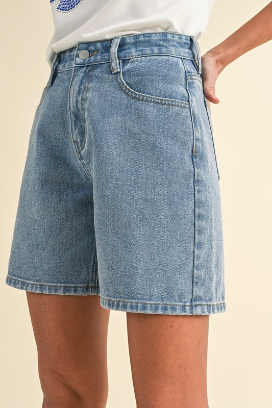 Demi Mom Shorts