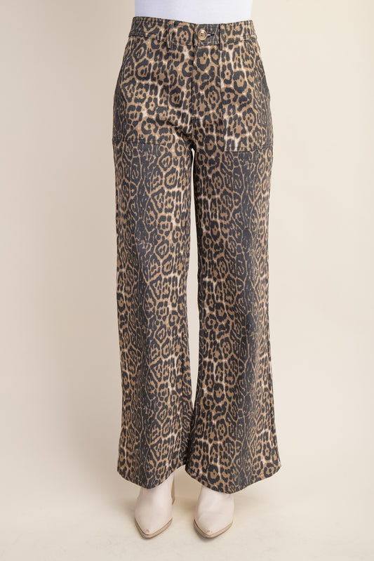 Lillian Leopard Jean