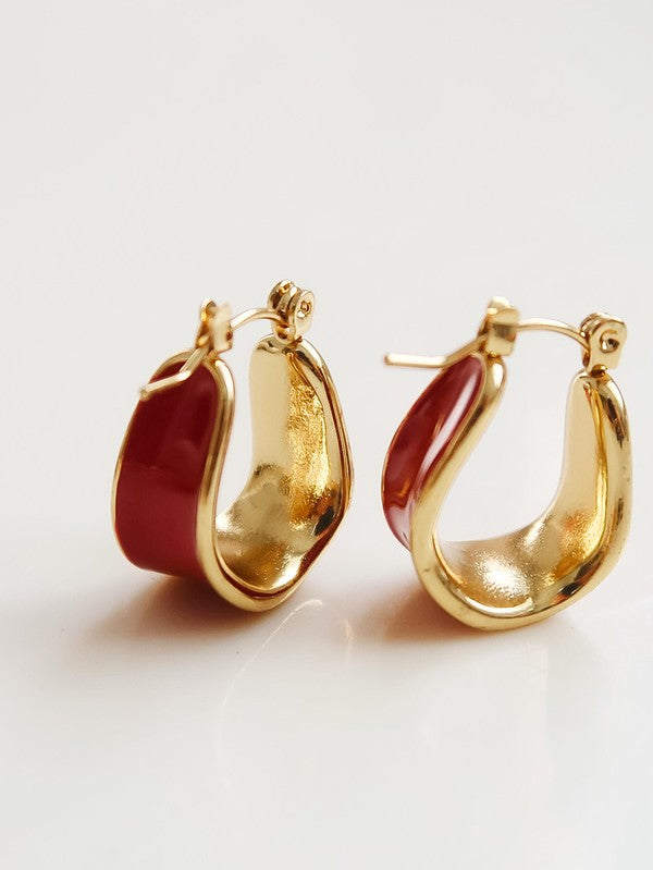 Lillian Earrings | Red