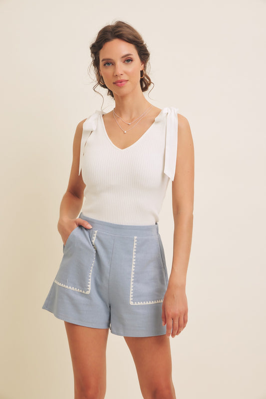 April Bow Tie Tank