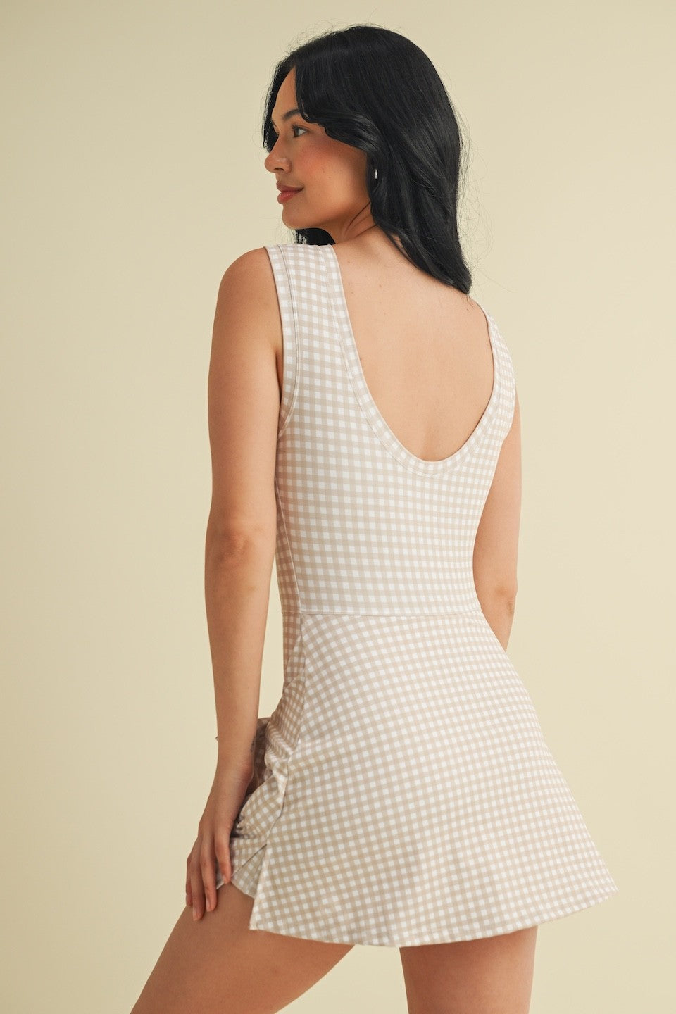Gianna Gingham Romper