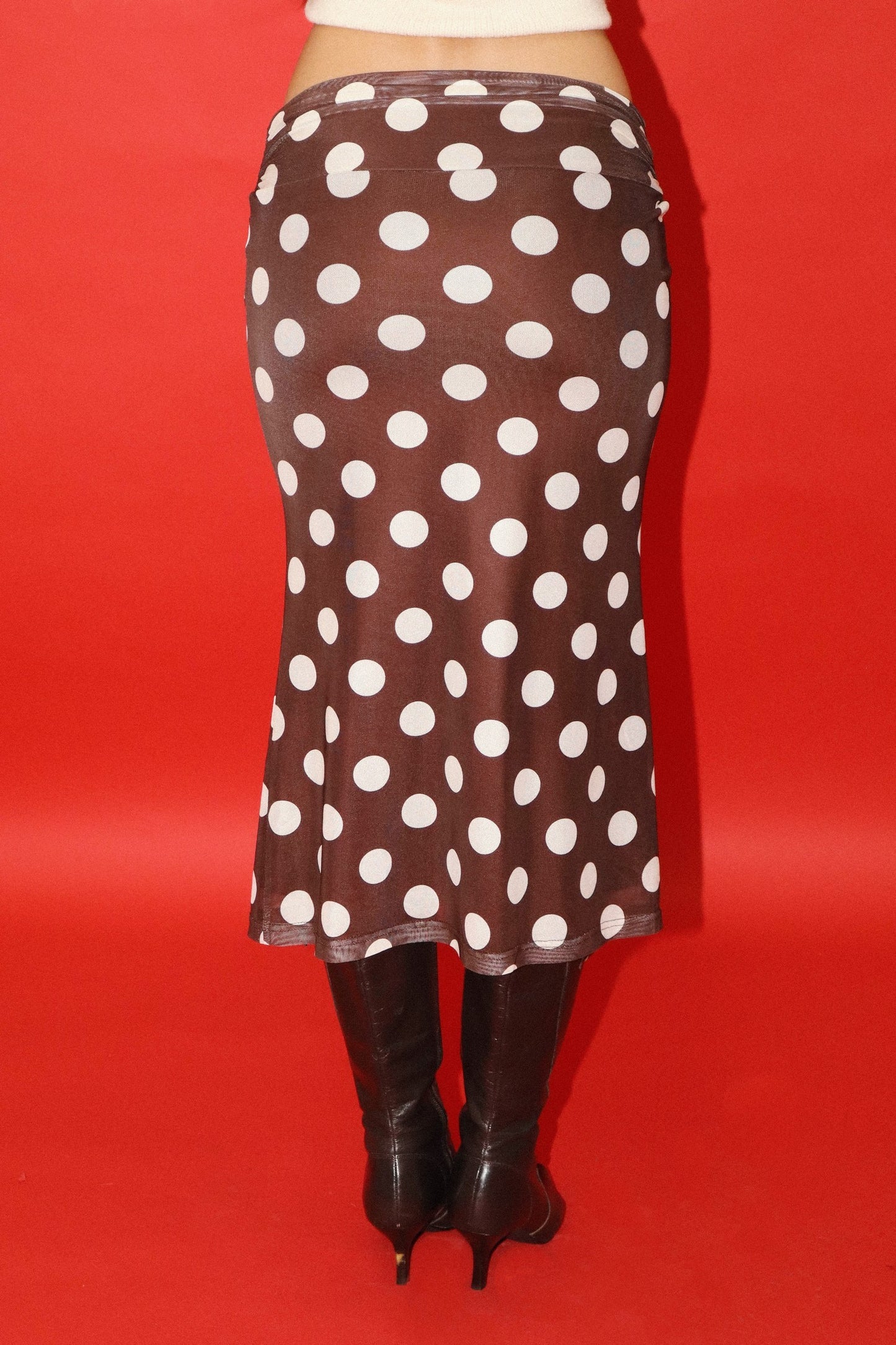 Paula Polk Dot Maxi Skirt