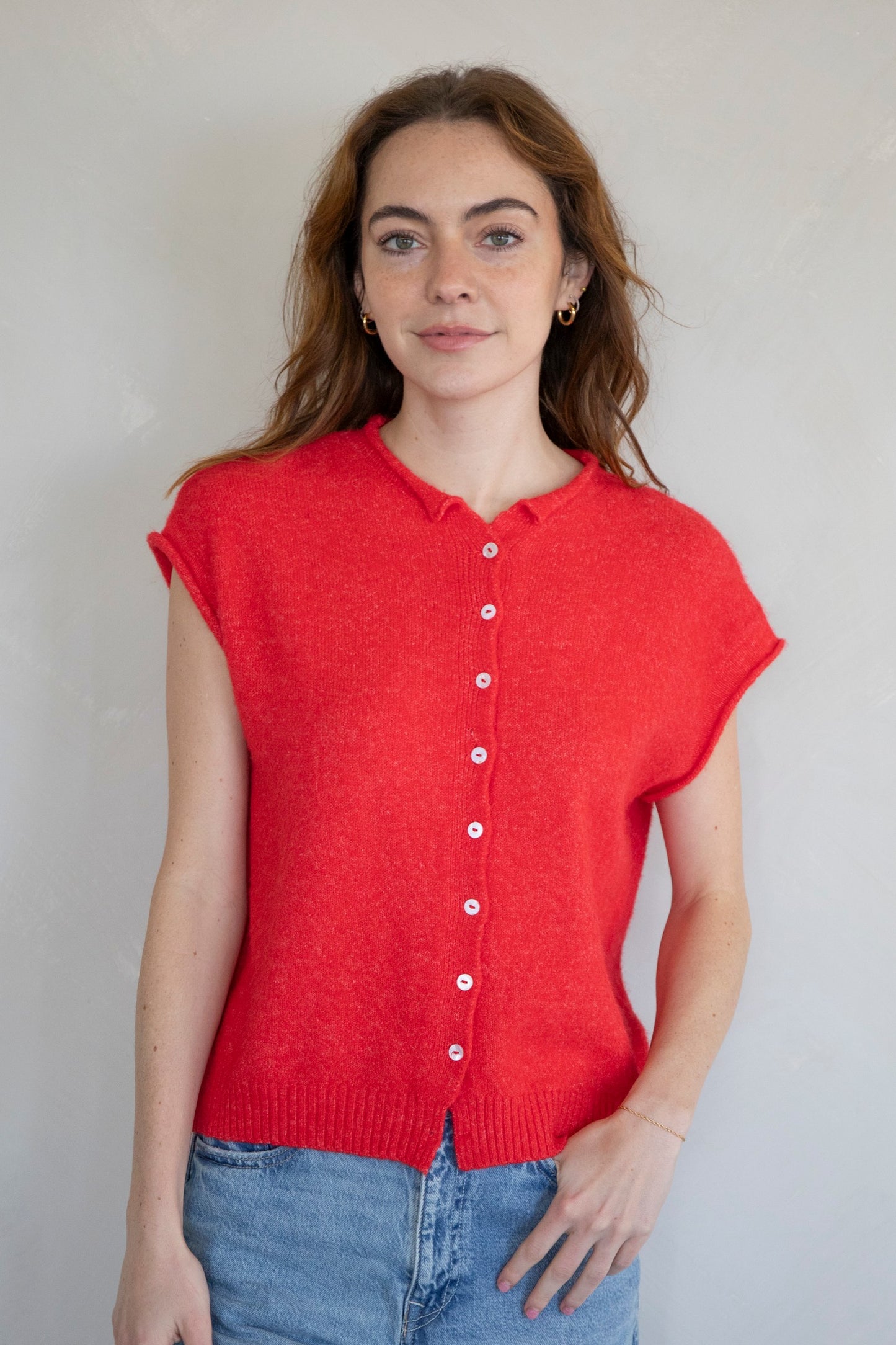 Kayla Sleeveless Cardigan