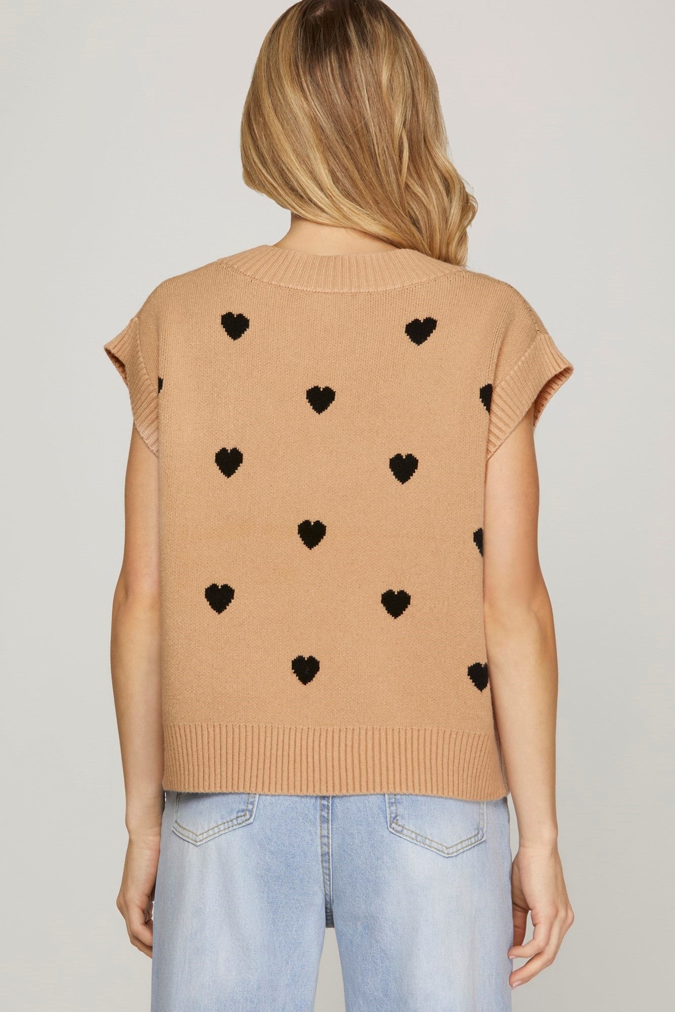 Heather Heart Vest