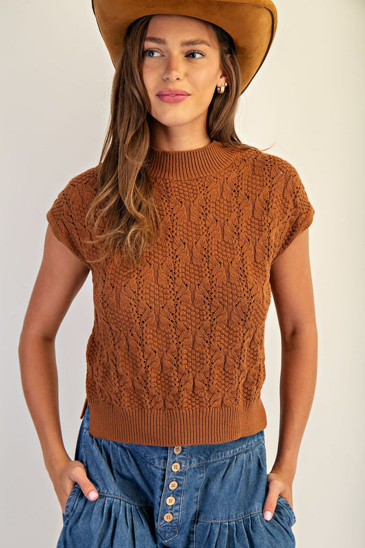 Rachel Mock Neck Sweater