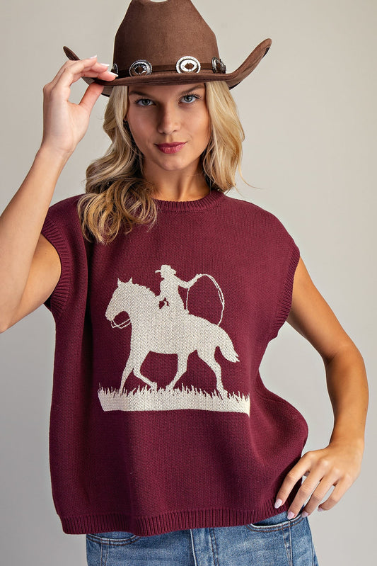 Winnie Western Sweater