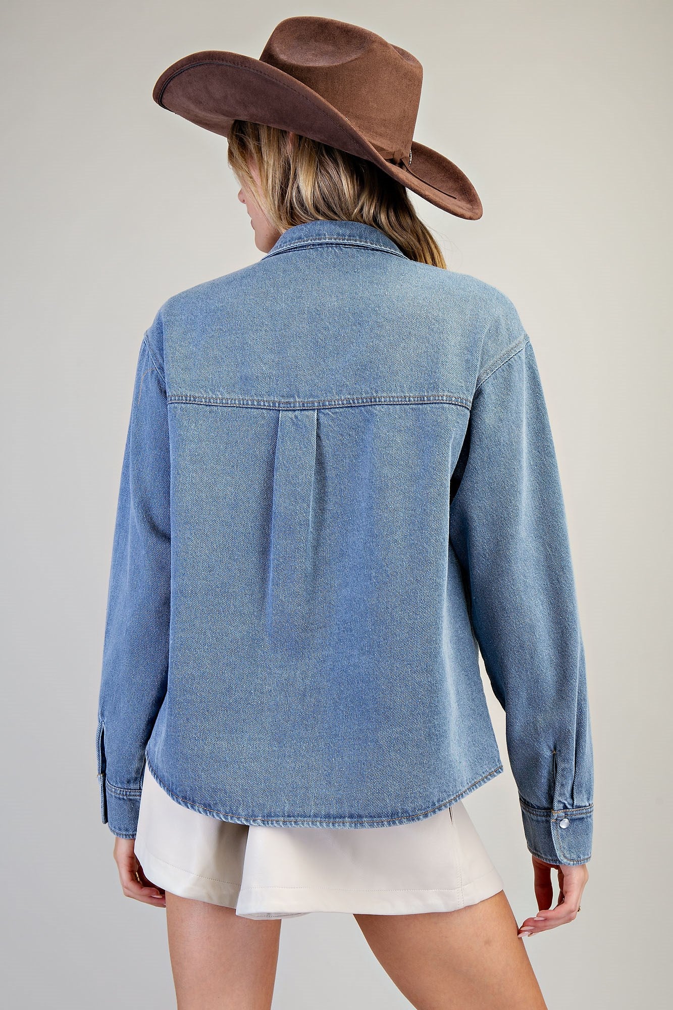 Bonnie Denim Top