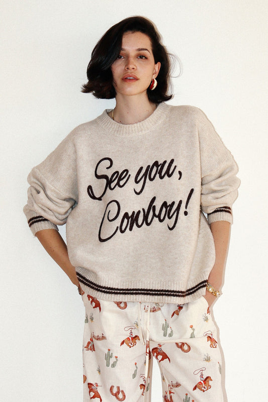 See You Cowboy Sweater