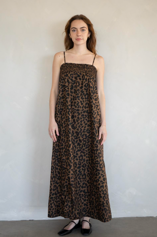 Leah Leopard Maxi Dress