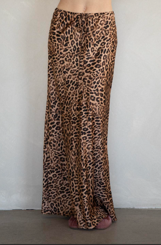 Lydia Leopard Skirt