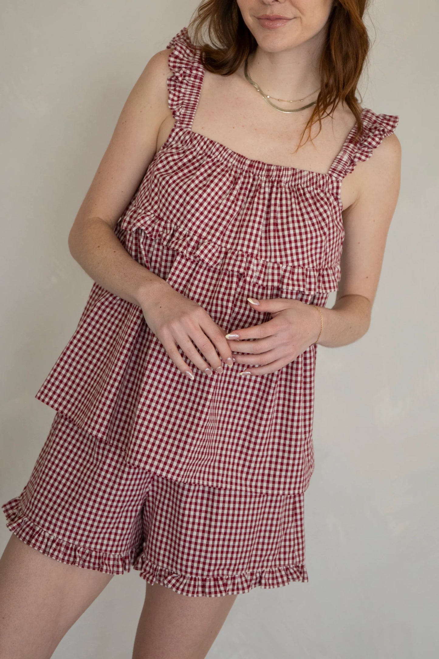 Skylar Gingham Set