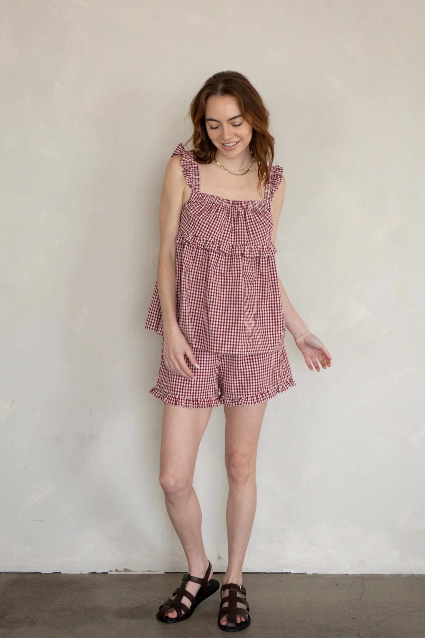 Skylar Gingham Set