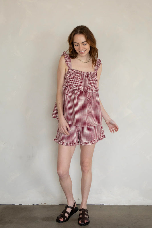 Skylar Gingham Set