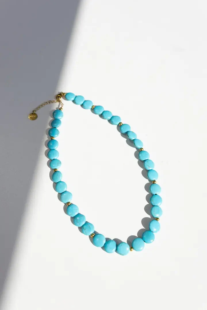 Reese Turquoise Stone Necklace