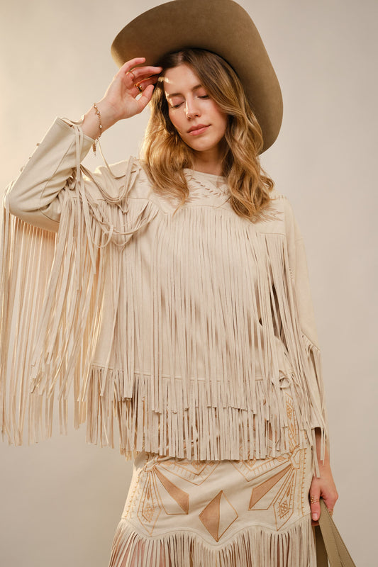 Mabel Fringe Jacket