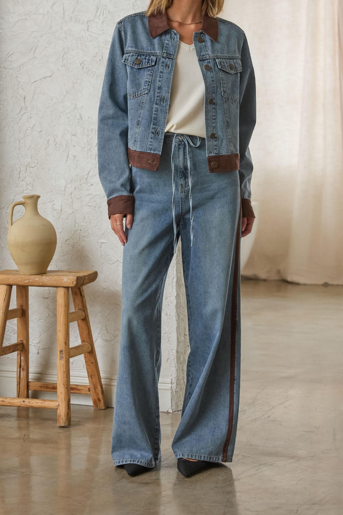 Leah Denim Pants